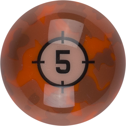 RBCAM_05 Aramith Camouflage Replacement Ball – #5 | Golden Break Billiards
